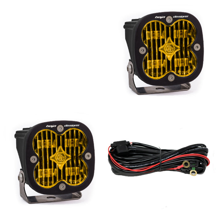 Squadron SAE, Pair LED Wide Cornering, Amber